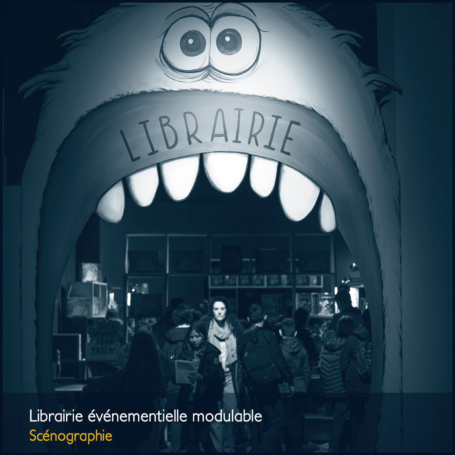 librairie ephemere modulable scenographie