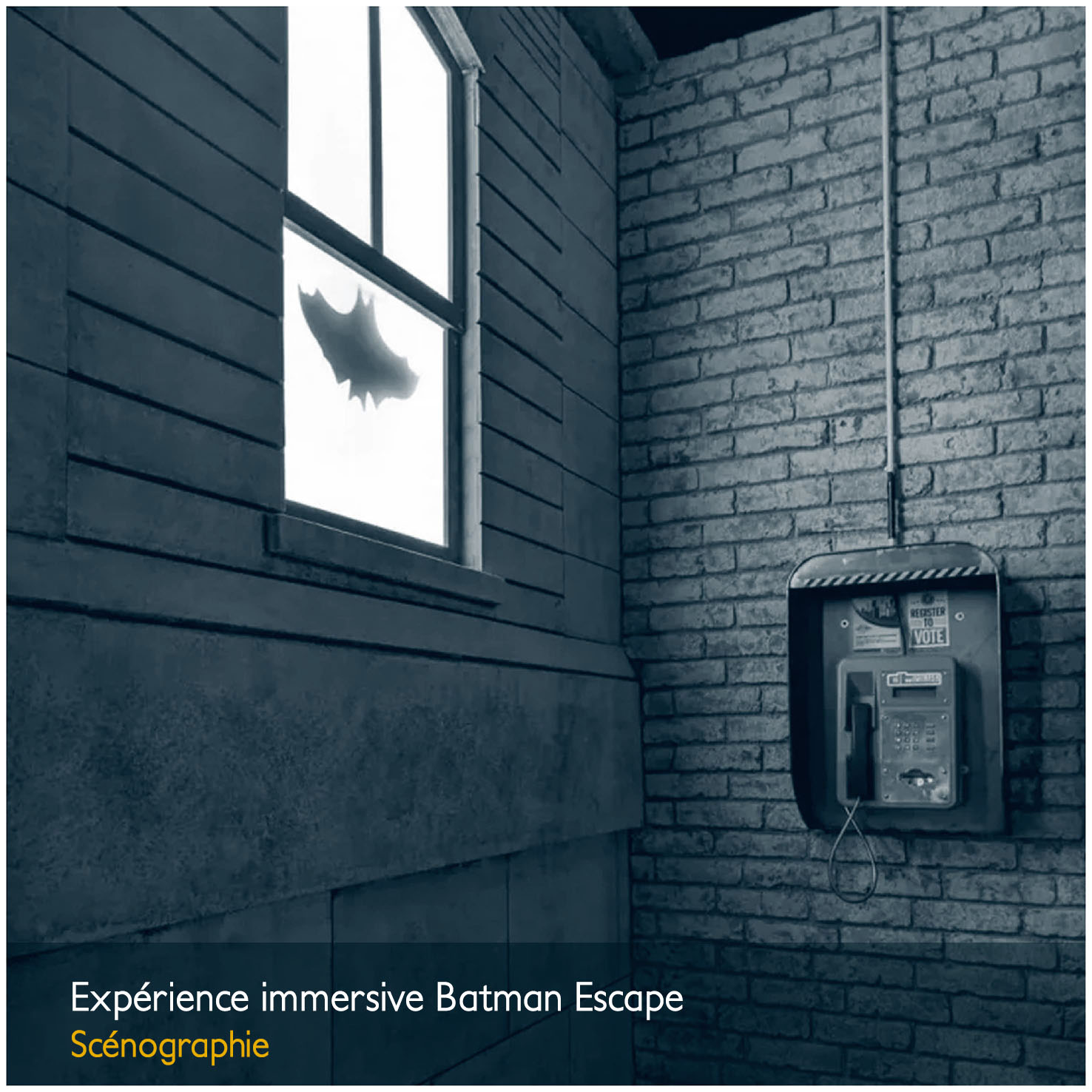 experience immersive escape game batman escape paris scenographie